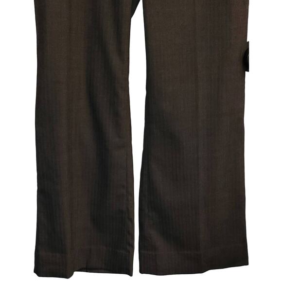 Gap gray Stretch Baggy Wide Leg Wool Trousers Size 8 Regular - Picture 3 of 7